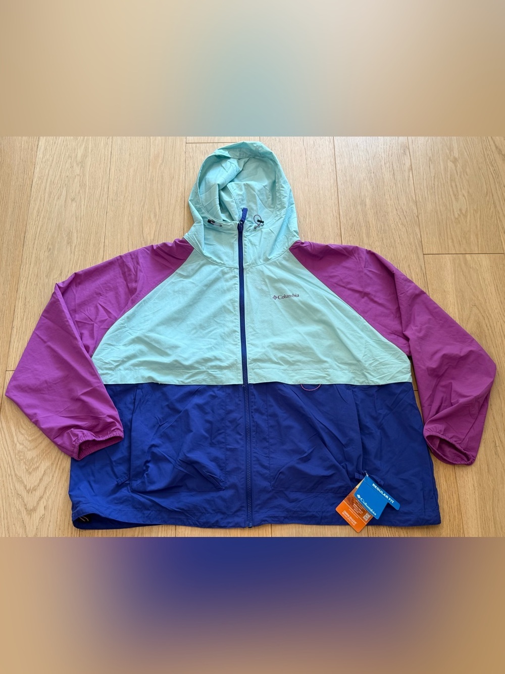 Columbia Spire Valley Windbreaker Omni-Shade Omni-Shield Women’s 2X Plus